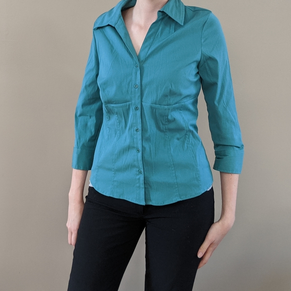 Apt.9 Stretchy business career wear button down